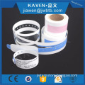 Printing smoothly wristbands and health care wristband with ultra soft material ID wristband